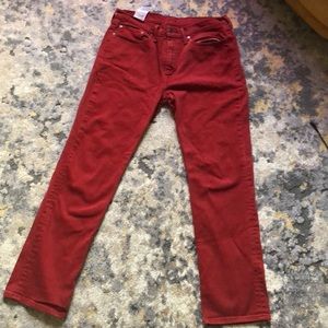 Men’s Levi’s Red Jeans